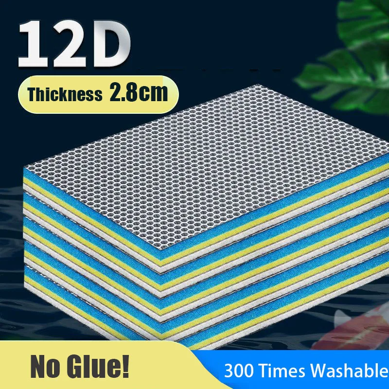 Planted Aquarium Media - 12D ฟิลเตอร์ตู้ปลา12ชั้นสื่อชีวภาพแบบไม่มีกาวความหนาแน่นสูงสำหรับตู้ปลาบ่อปลาที่กรองภายนอกคอตตอนอุปกรณ์เสริม