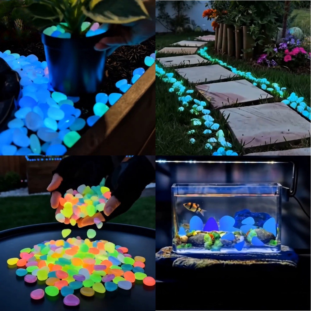 Led Planted Tank Light - หินเรืองแสงหลากสีสันสำหรับตกแต่งสวน ทางเดินกลางแจ้ง ตู้ปลา และกระถางต้นไม้