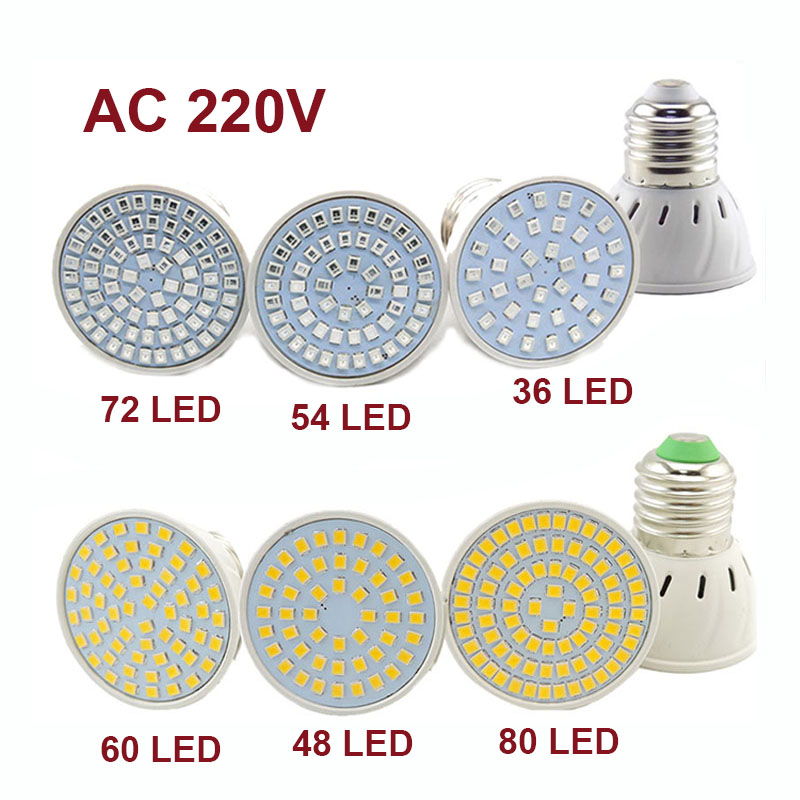 Led Planted Tank Light - หลอดไฟ LED สำหรับปลูกต้นไม้ E27 โคมไฟปลูกในเรือนกระจก โคมไฟปลูกในร่ม