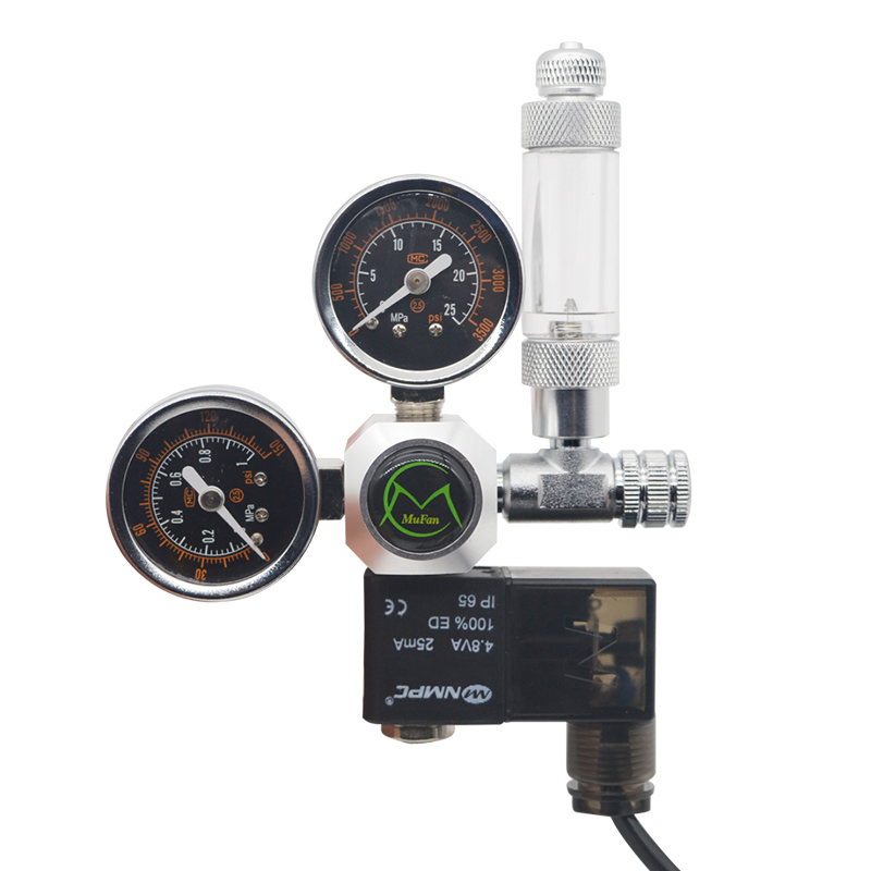 Aquarium Plants Book - Aquarium CO2 Regulator Magnetic Solenoid วาล์วตรวจสอบถังปลาพืชอุปกรณ์เสริม