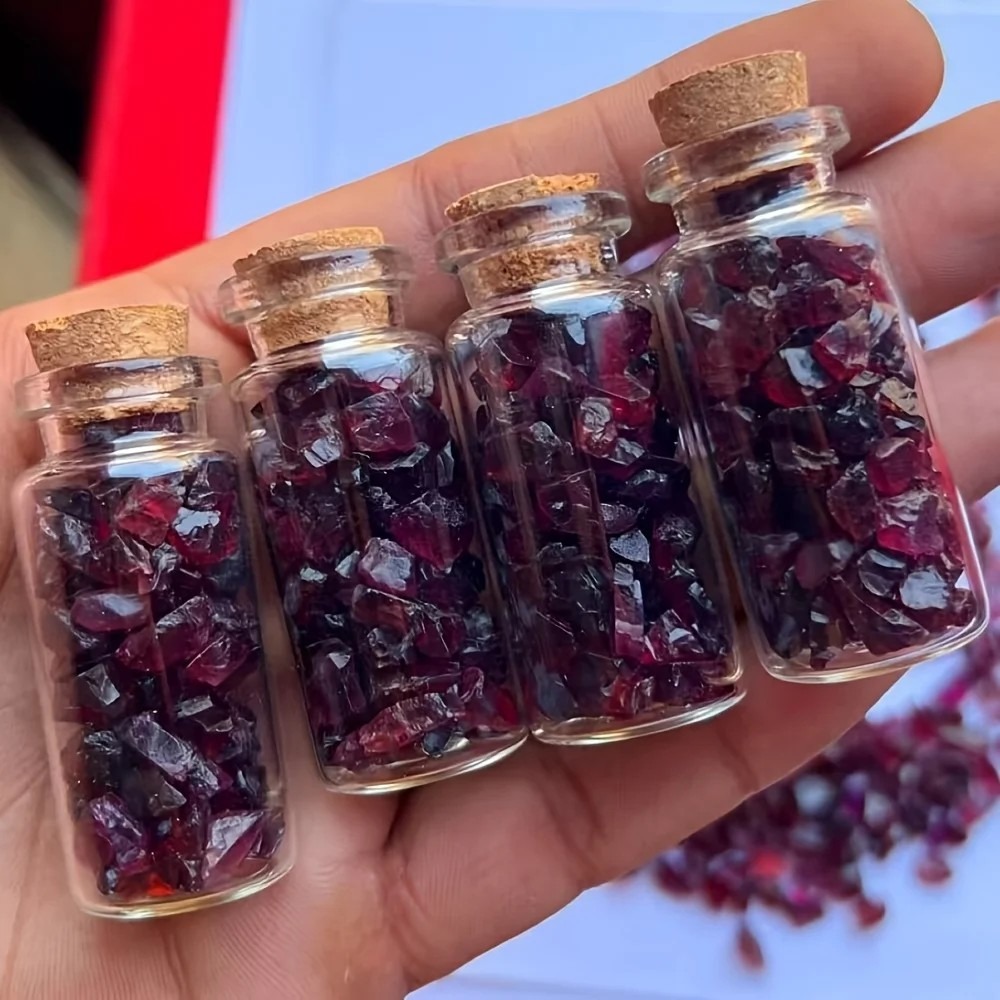 Planted Aquarium With Gravel - หินกรวดพลอยการ์เน็ตธรรมชาติสำหรับตกแต่งตู้ปลา, วัสดุปูพื้นตู้เลี้ยงสัตว์น้ำ, วัสดุปูพื้นสำหรับปลูกต้นไม้ในกระถาง, หินแร่สำหรับตกแต่งบ้าน