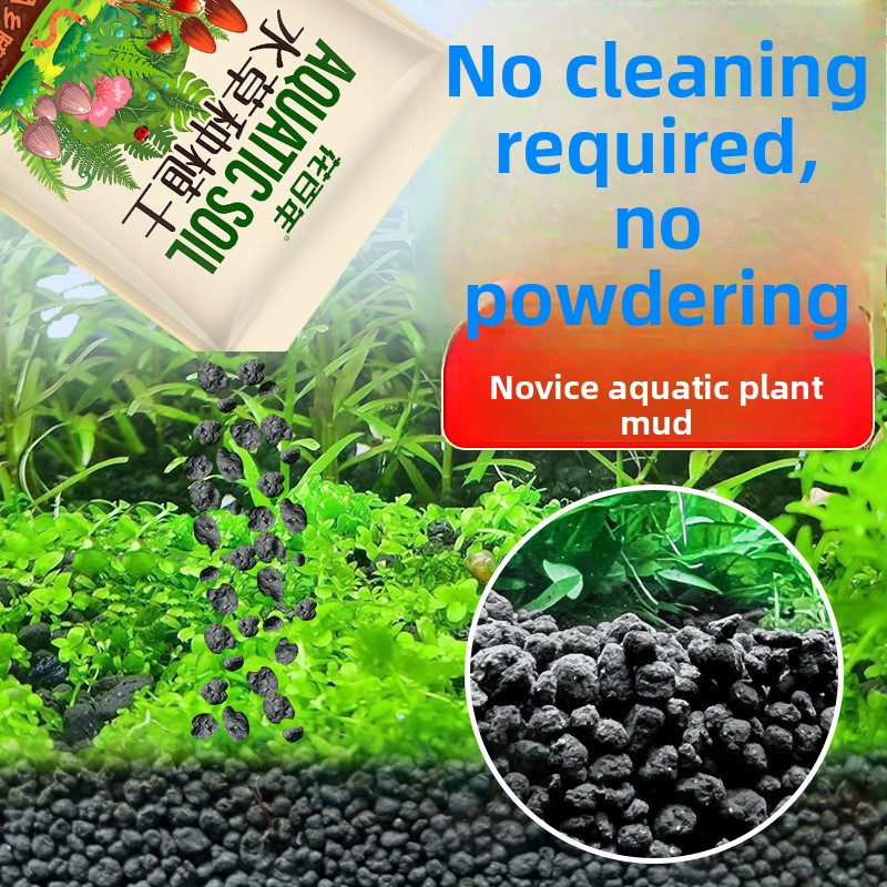 Planted Aquarium With Gravel - พื้นผิวดินตู้ปลา - กรวดดินถังปลูกไม่ซีดจางสําหรับพืชน้ํา - เหมาะสําหรับตู้ปลากุ้งและนาโน