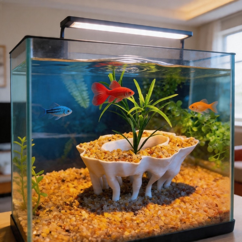 Planted Aquarium Media - พืชน้ำพิมพ์สามมิติรูปทรงรากไม้ พร้อมกระถางต้นไม้ที่ใช้เป็นของตกแต่งตู้ปลาด้วย