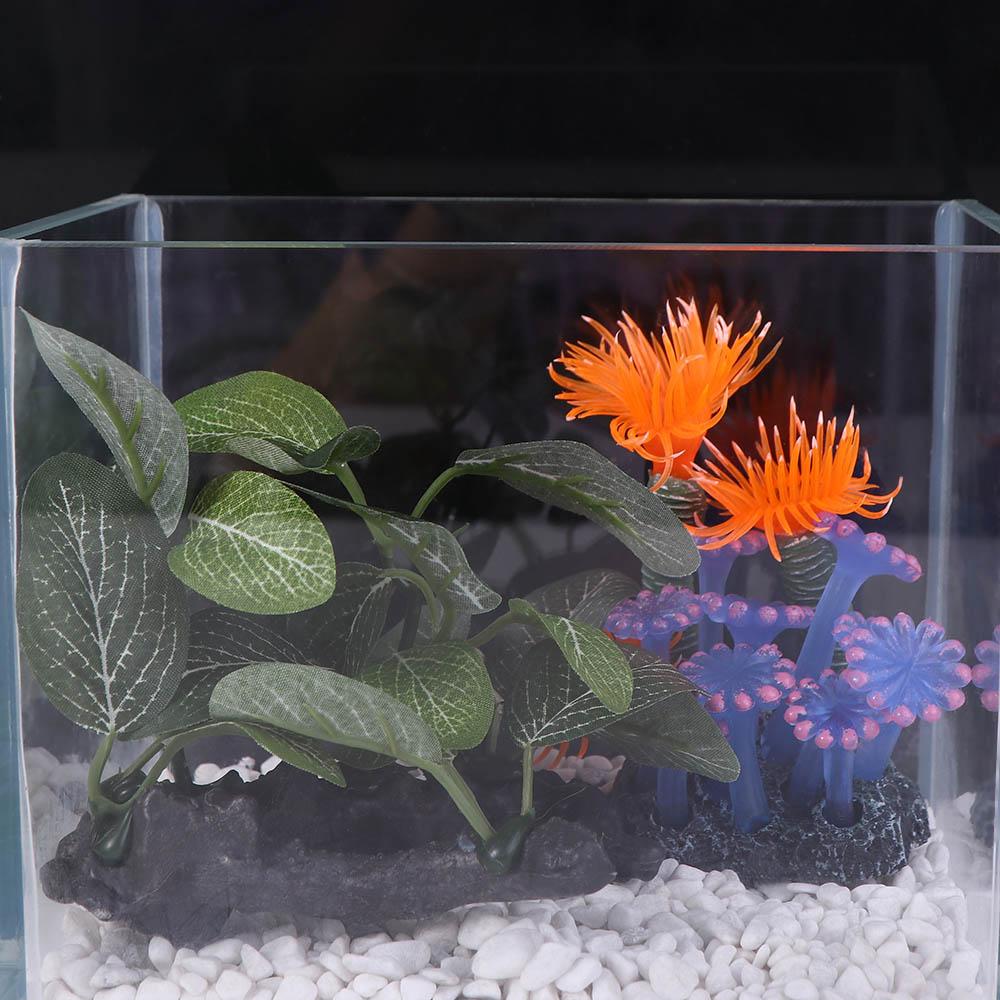 Planted Aquarium Jar - ต้นไม้ประดิษฐ์เสมือนจริงสำหรับตกแต่งตู้ปลา ต้นไทรจำลองเสมือนจริง ของตกแต่งตู้ปลาและตู้เต่า