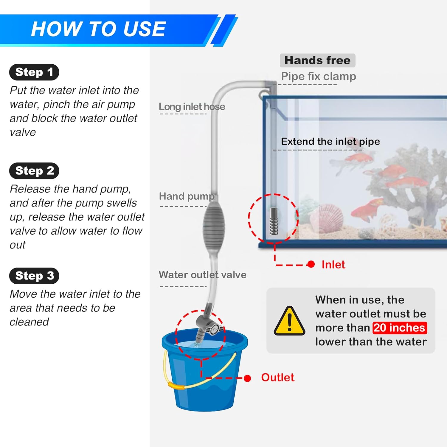 ตู้ปลาขนาดใหญ่ Aquarium Siphon - Planted Aquarium Tools บทวิจารณ์และราคา