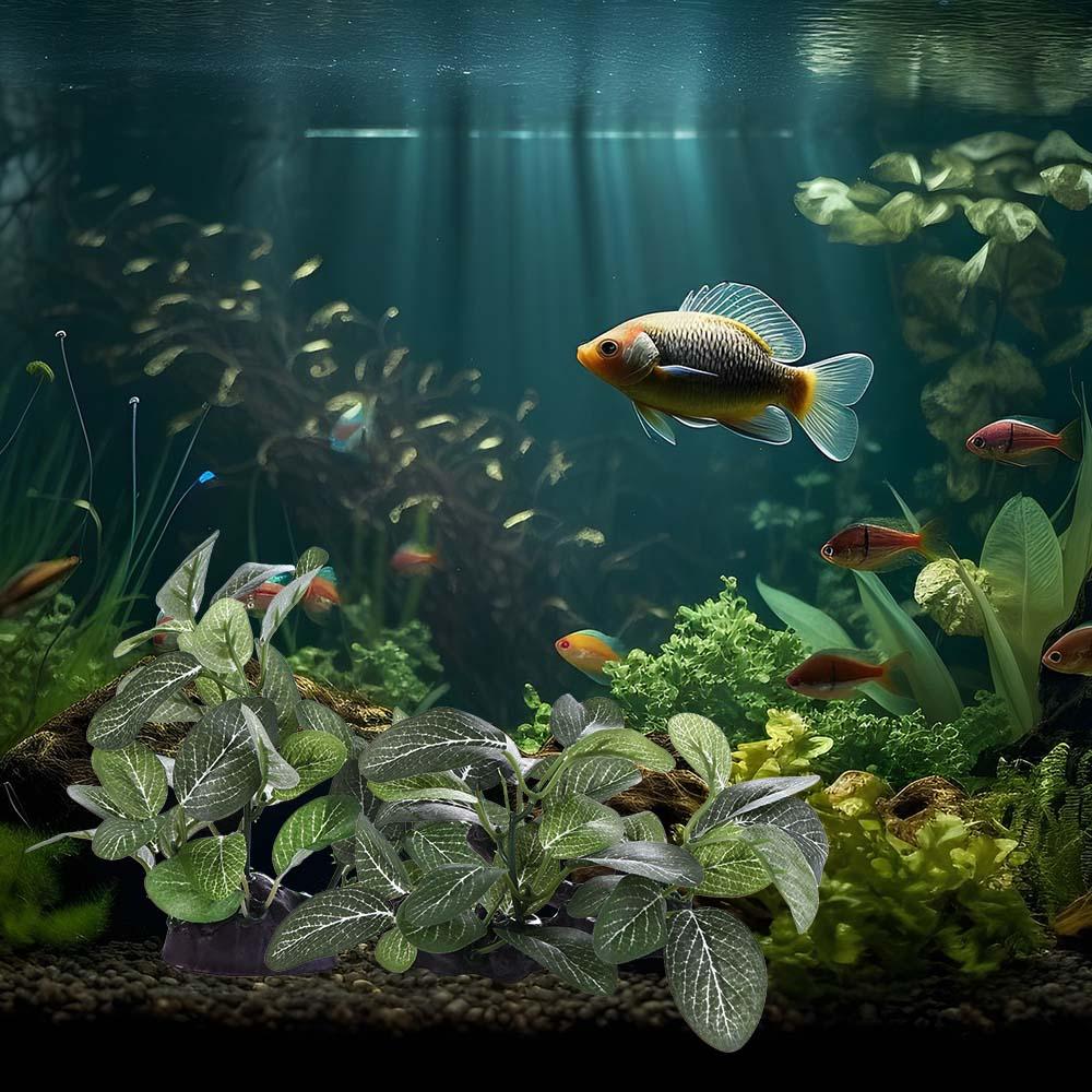 ต้นไม้ประดิษฐ์ ต้นไทร ต้นฟิกัส - Planted Aquarium Jar บทวิจารณ์และราคา