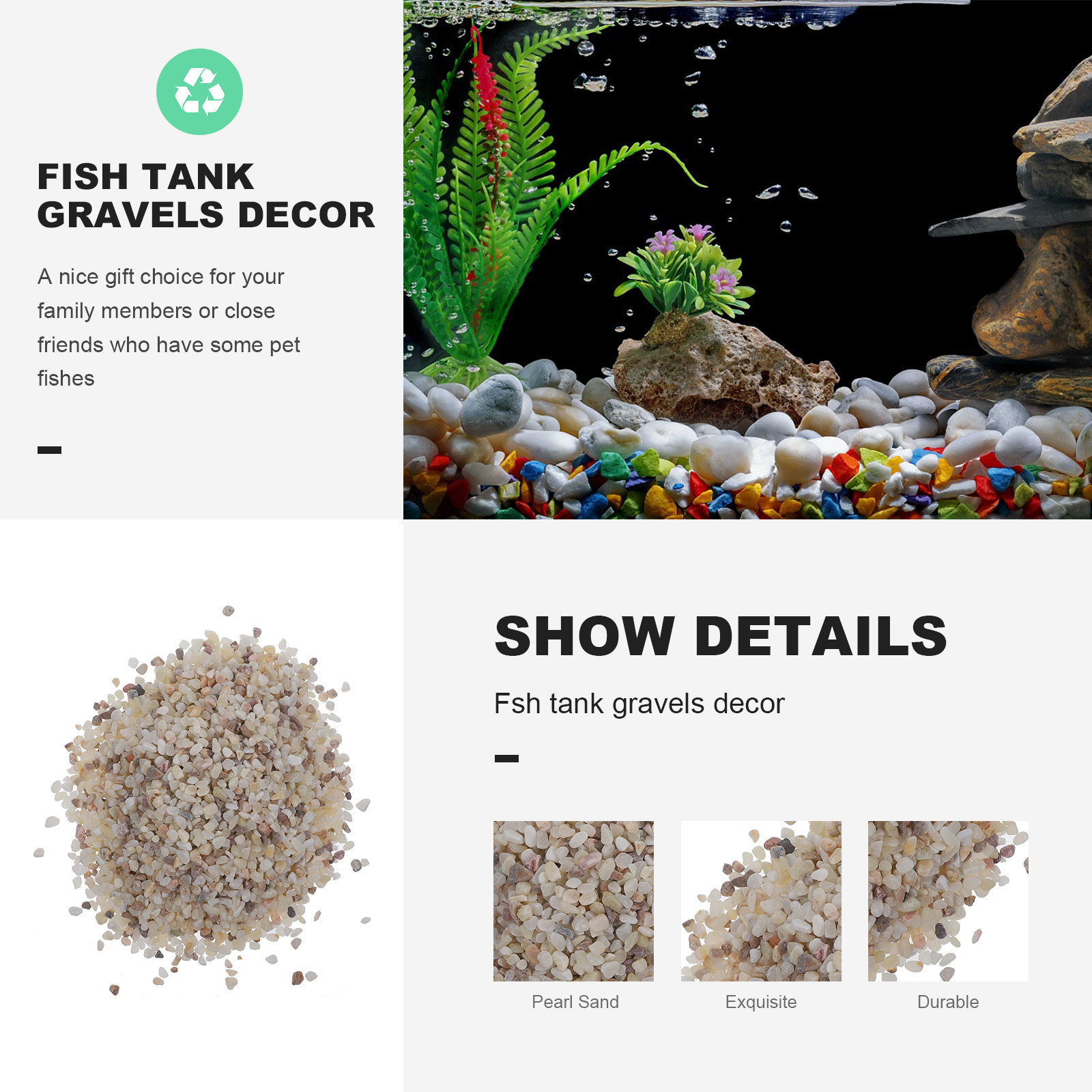 ชุดกรวดตกแต่งตู้ปลาคุณภาพสูง ห - Planted Aquarium With Gravel บทวิจารณ์และราคา