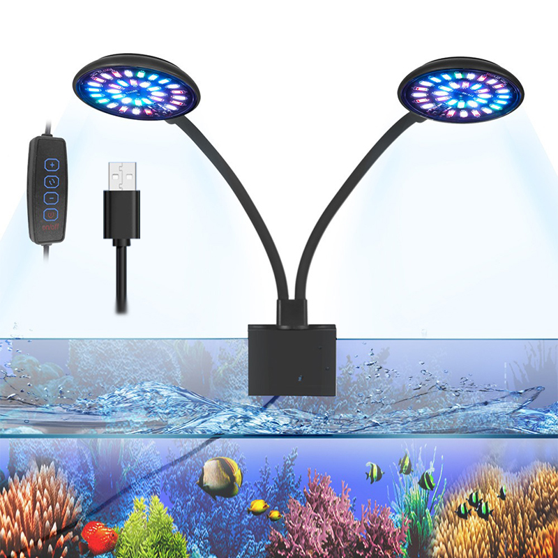 USB พิพิธภัณฑ์สัตว์น้ํา ไฟ LED - Aquarium Plant Grow Light บทวิจารณ์และราคา