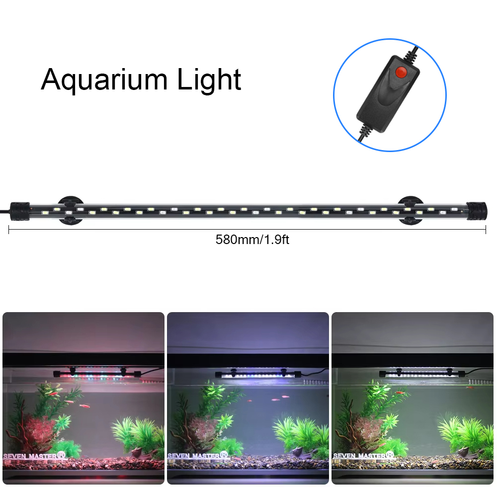 58 ซม.Aquarium Light LED Plant - Aquarium Plant Grow Light บทวิจารณ์และราคา