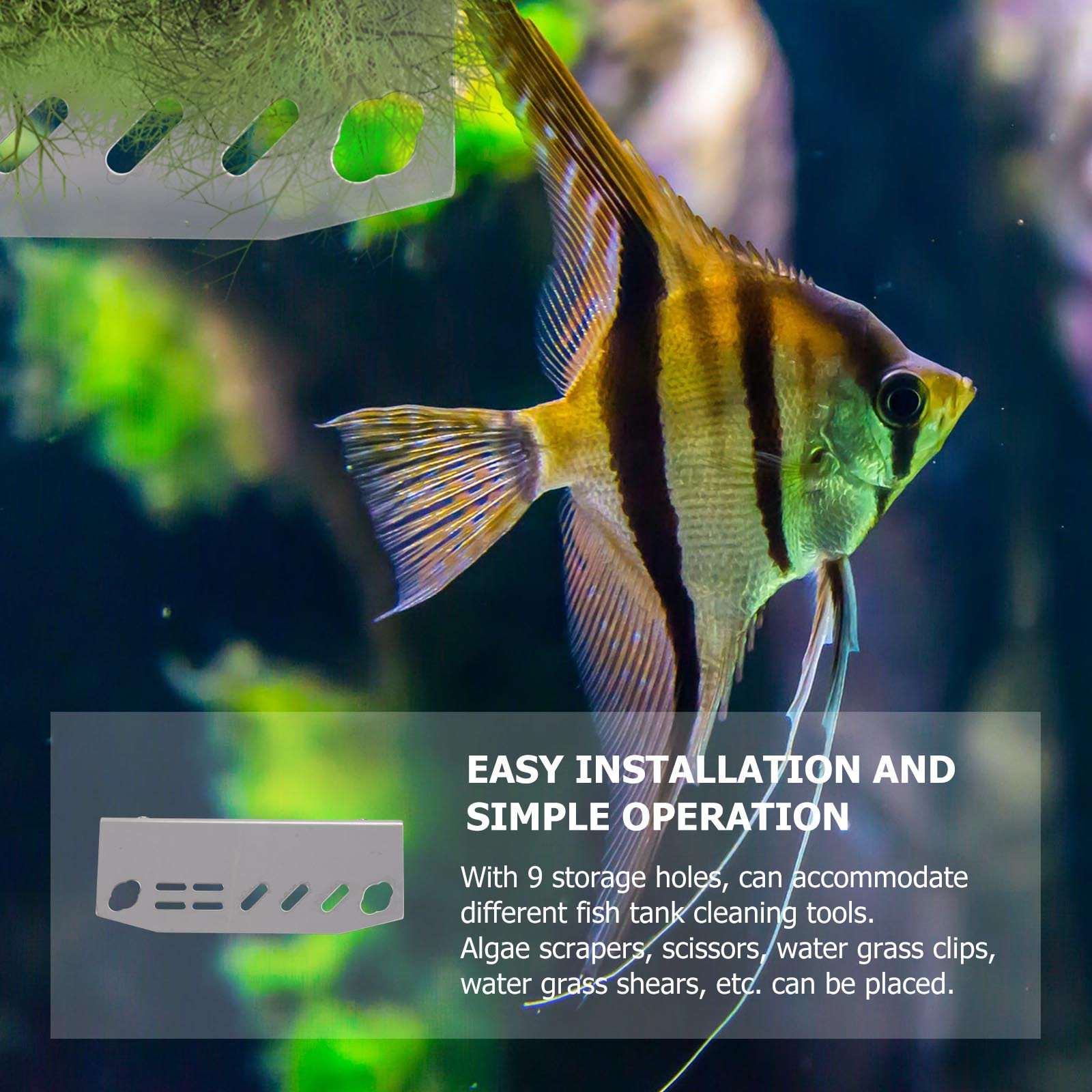 ชั้นวางอุปกรณ์ตู้ปลา 1 ชิ้น ทำ - Planted Aquarium Tools บทวิจารณ์และราคา