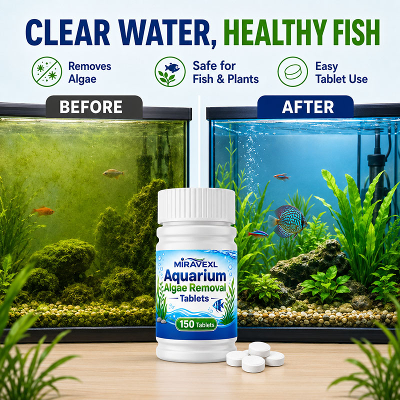 เม็ดกำจัดตะไคร่น้ำในตู้ปลา MIR - Planted Aquarium Tools บทวิจารณ์และราคา