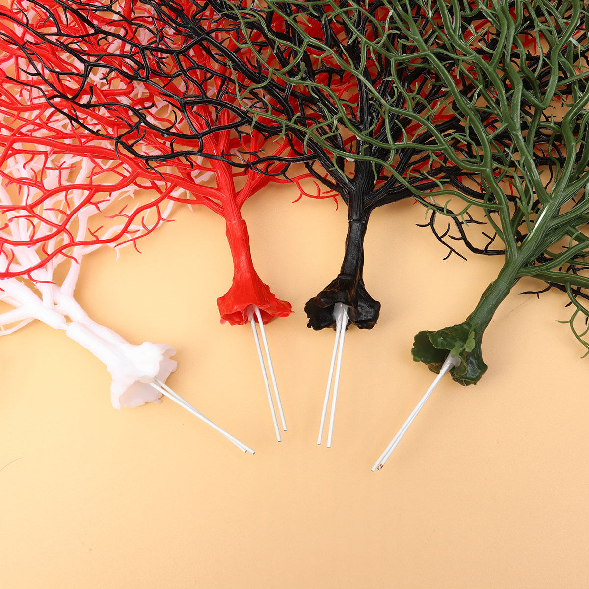 1 ชิ้น กิ่งปะการังพลาสติกคุณภา - Aquarium Plant Red บทวิจารณ์และราคา