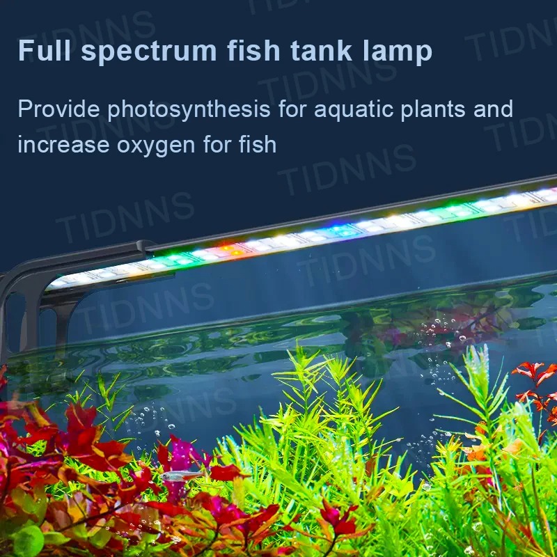 พิพิธภัณฑ์สัตว์น้ําไฟ LED พืชเ - Aquarium Plant Grow Light บทวิจารณ์และราคา